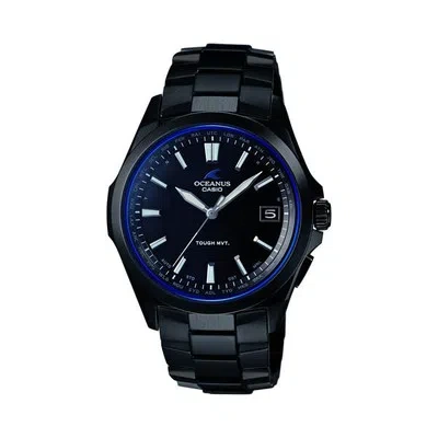 Pre-owned Casio Oceanus Ocw-s100b-1ajf Black Titanium Radio Solar Men's Watch In Box