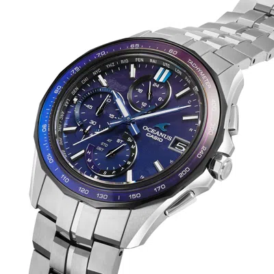 Pre-owned Casio Oceanus Ocw-s7000c-2ajf Manta Limited Titanium Bluetooth Radio Solar Watch
