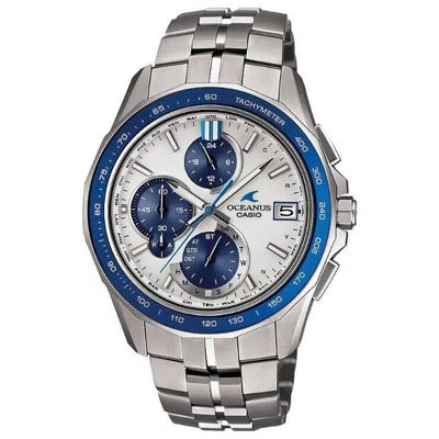 Pre-owned Casio Oceanus Ocw-s7000d-7ajf Manta Slim Case Bluetooth Chrono Men Watch Japan