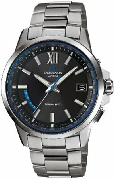 Pre-owned Casio Oceanus Ocw-t150-1ajf Multiband 6 Men's Watch From Japan