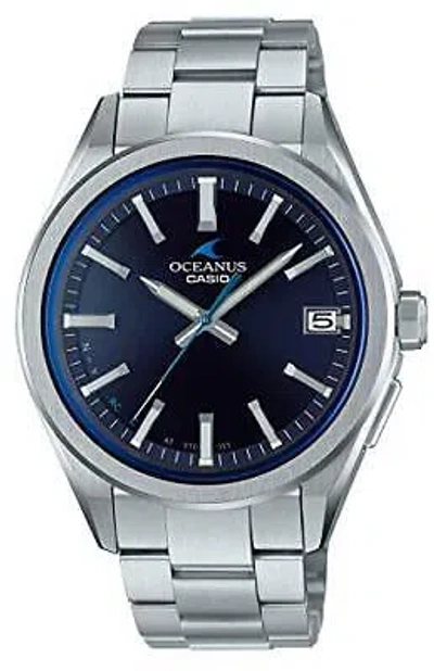 Pre-owned Casio Oceanus Ocw-t200s-1ajf Classic Line Bluetooth Solar Radio Men's Watch