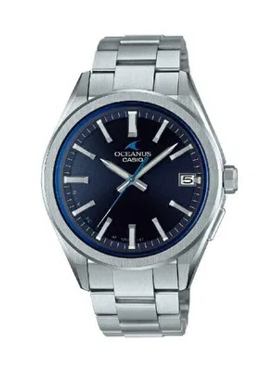Pre-owned Casio Oceanus Ocw-t200s-1ajf Classic Line Bluetooth Solar Radio Official Product