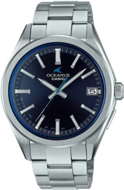 Pre-owned Casio Oceanus Bluetooth Equipped Radio Solar Mens Watch Japan Import