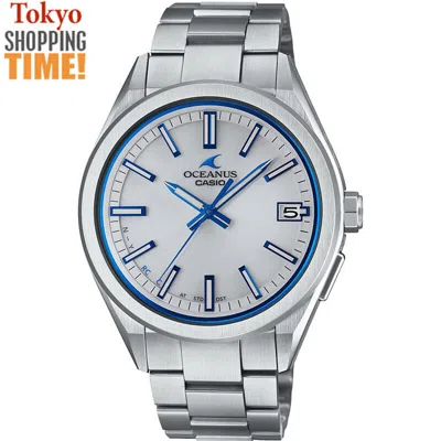 Pre-owned Casio Oceanus Ocw-t200s-7ajf Solar Radio Atomic Bluetooth Analog Men Watch Japan