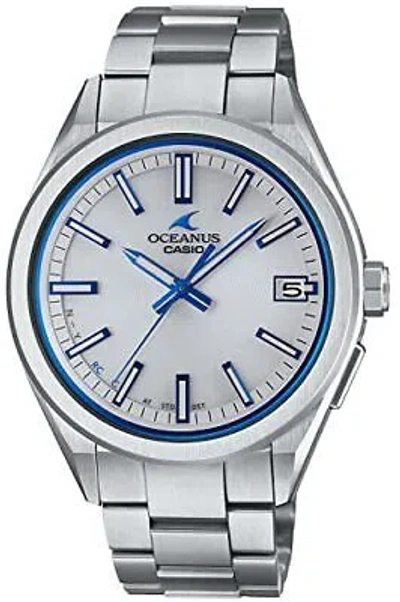 Pre-owned Casio Oceanus Ocw-t200s-7ajf Solar Radio Watch