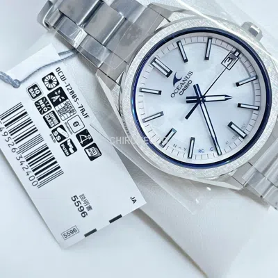 Pre-owned Casio Oceanus Ocw-t200s-7ajf Solar Radio Watch