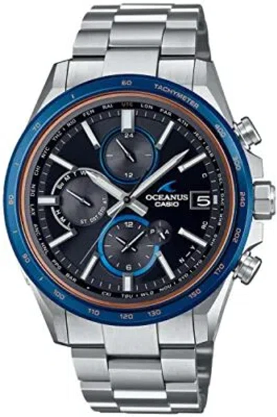 Pre-owned Casio Oceanus Ocw-t4000d-1ajf Classic Line Bluetooth Link Radio Solar Men Watch