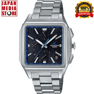 Pre-owned Casio Oceanus Ocw-t5000-1ajf Titanium Bluetooth Mobile Radio Solar Men Watch