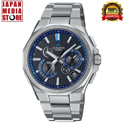 Pre-owned Casio Oceanus Ocw-t6000-1ajf Bluetooth Titanium Radio Solar Men Watch Japan