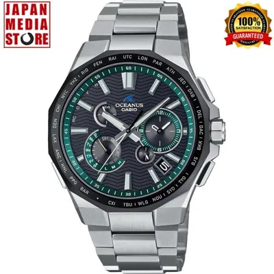 Pre-owned Casio Oceanus Ocw-t6000a-1ajf Bluetooth Titanium Radio Solar Men Watch Japan