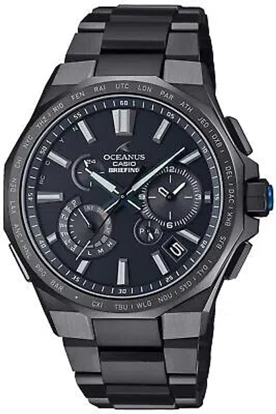 Pre-owned Casio Oceanus Ocw-t6000br-1ajr Briefing 25th Anniversary Limited Titaniu Watch