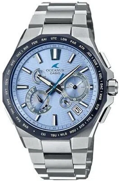 Pre-owned Casio Oceanus Ocw-t6000bv-2ajr Men Watch Japan 20th Anniversary Limited Solar