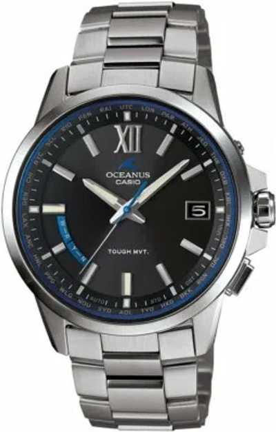 Pre-owned Casio Oceanus Radio Solar Ocw-t150-1ajf Men\\\\\\\'s Watch Silver Japan Import