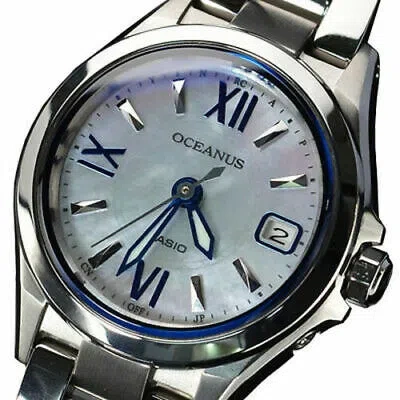 Pre-owned Casio Oceanus Radio Waves Solor Ocw-70pj-7ajf Women's Watch In Box