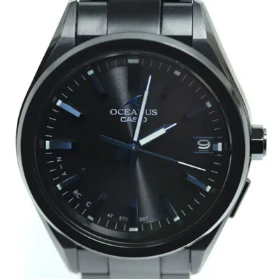 Pre-owned Casio Oceanus Stainless Steel Wristwatch () In Multi