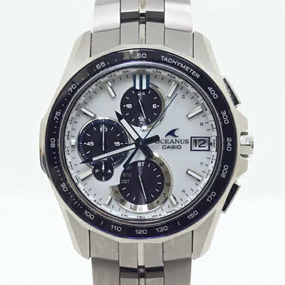Pre-owned Casio Oceanus Titanium Wristwatch () In Multi