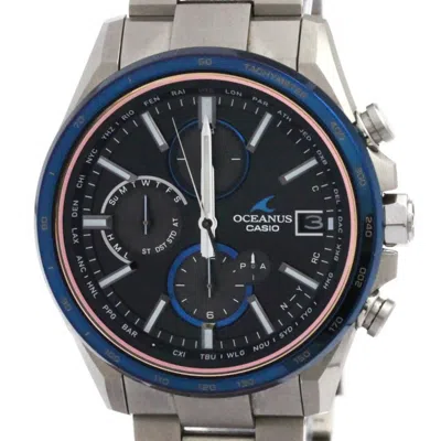 Pre-owned Casio Oceanus Titanium Wristwatch () In Multi