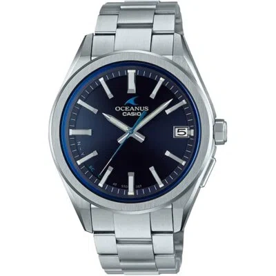 Pre-owned Casio Ocw-t200s-1ajf Oceanus Solar Radio Watch