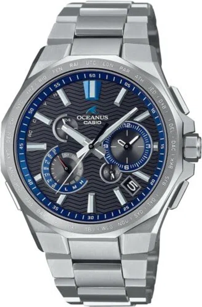 Pre-owned Casio Ocw-t6000-1ajf Oceanus Classic Line Bluetooth Men's Silver Japan Import
