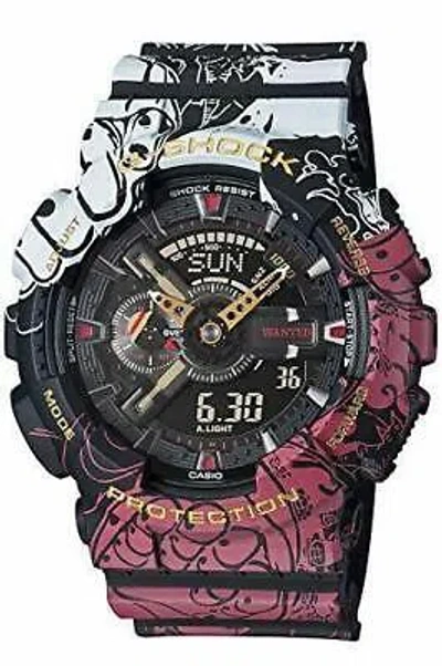Pre-owned Casio One Piece X G-shock Collaboration Model Ga-110jop-1a4jr Japan Official
