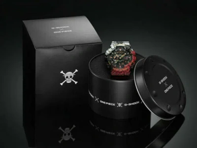 Pre-owned Casio One Piece X G-shock Ga-110jop-1a4jr Limited W/ Box Luffy Anime Japan