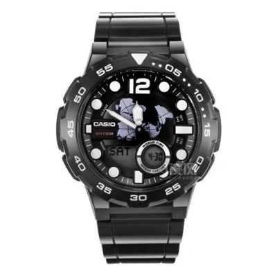 Casio Outdoor Sports Multi-function Waterproof Mens Black Analog