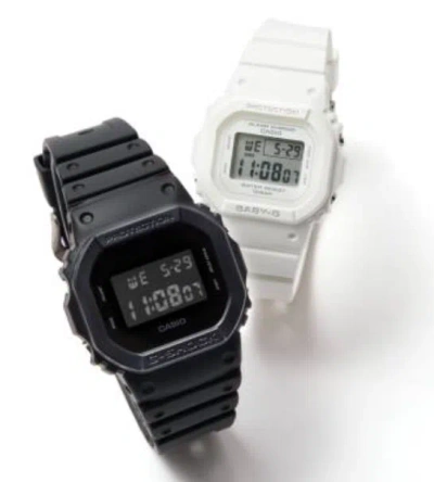 Pre-owned Casio Pair Watches Dw-5600ubb-1jf × Bgd-565u-7jf Japan