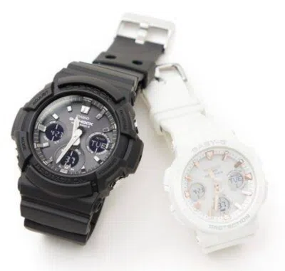 Pre-owned Casio Pair Watches Gaw-100b-1ajf × Bga-2500-7ajf Japan