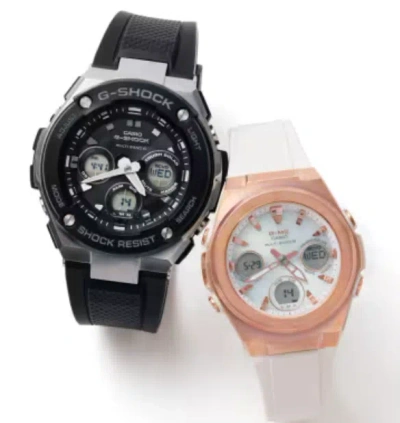 Pre-owned Casio Pair Watches Gst-w300-1ajf × Msg-w600g-7ajf Japan
