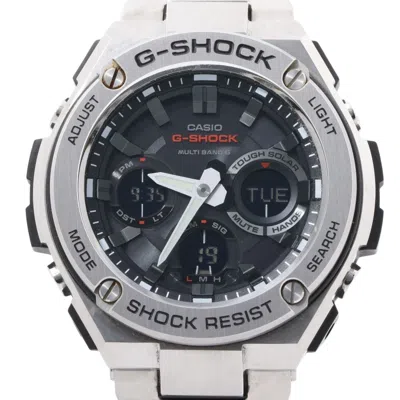 Pre-owned Casio Plastic Stainless Steel Wristwatch () In Multi