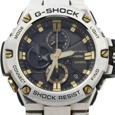 Pre-owned Casio Plastic Stainless Steel Wristwatch () In Multi