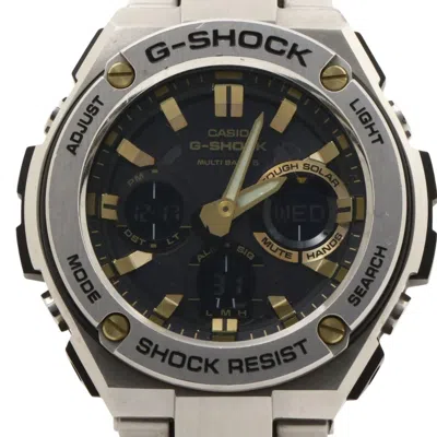 Pre-owned Casio Plastic Stainless Steel Wristwatch () In Multi