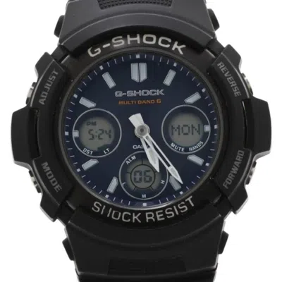 Pre-owned Casio Plastic Stainless Steel Wristwatch () In Multi