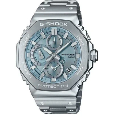 Pre-owned Casio Pre-order  G-shock Chronograph Gmc-b2100ad-2ajf Men's Watch Blue Dual Time
