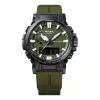 Casio Pro Trek Classic Outdoor Analog-digital Watch 'olive Green Black'
