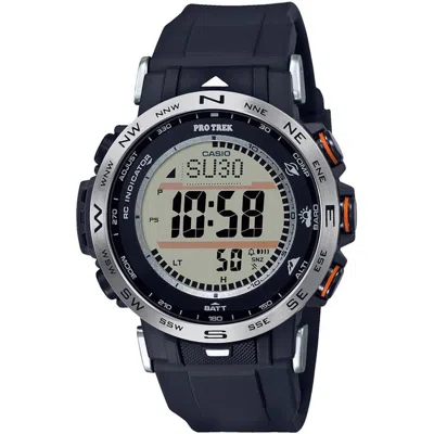 Pre-owned Casio Pro Trek Men's Gray Watch - Prw-30-1aer