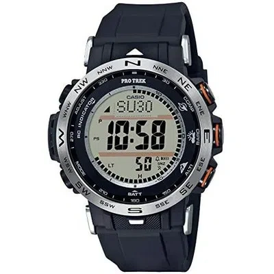 Pre-owned Casio Pro Trek Men Watch Prw-30-1ajf Climber Triple Sensor Digital Solar Atomic