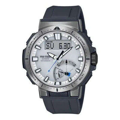 Casio Pro Trek Mountaineering Analog-digital Watch 'navy Blue Metallic'