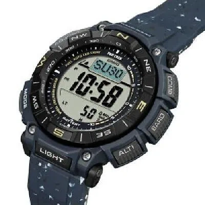 Pre-owned Casio Pro Trek Prg-340sc-2jf Climber Line Solar Digital Men's Watch