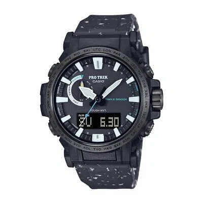 Pre-owned Casio Pro Trek Prw-61nj-1jr Japan Nature Conservation Limited Solar Men Watch