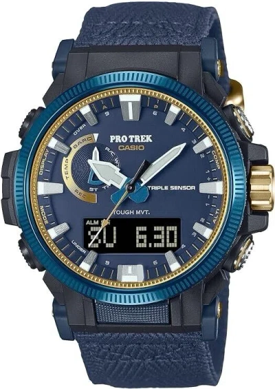 Pre-owned Casio Pro Trek Prw-61ss-2jr 50th Anniversary Limited Model Solar Radio Japan