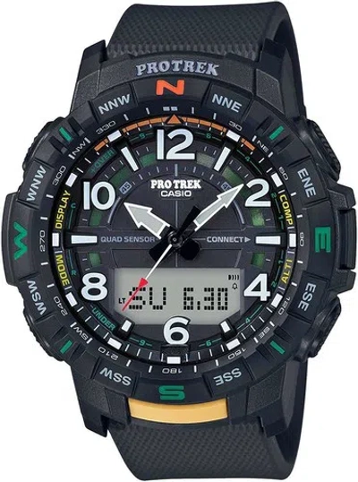 Pre-owned Casio Protrek Climber Line Prt-b50-1jf Men Watch Bluetooth Smartphone Link