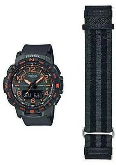 Pre-owned Casio Protrek Climber Line Prt-b50fe-3jr Smartphone Link Men's Watch