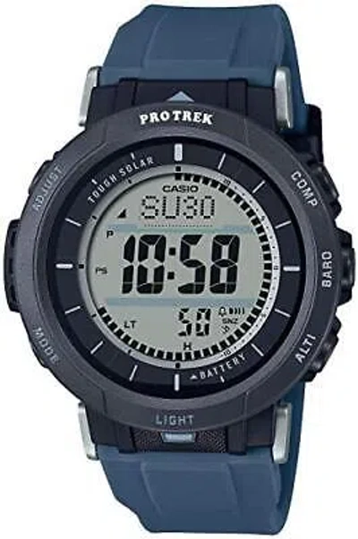 Pre-owned Casio Protrek Prg-30-2jf Solar Men's Watch