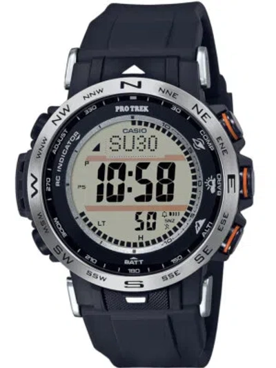 Pre-owned Casio Prw-30-1aer Pro Trek Solar Mens Watch 40mm 10atm