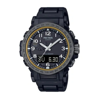 Pre-owned Casio Prw-51fc-1jf [pro Trek Eco-materials Radio Wave Solar Model]