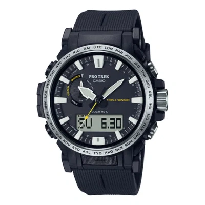 Casio Prw-61-1a Quartz Waterproof Solar Powered Mens In Blue