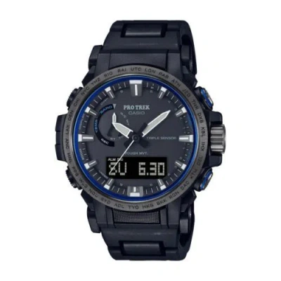 Pre-owned Casio Prw-61fc-1jf [pro Trek Climber Line Eco-materials Radio Wave Solar Model]