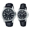 Casio Quartz Couple Waterproof Black Analog