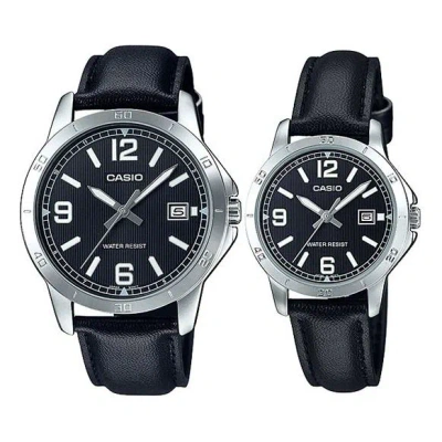 Casio Quartz Couple Waterproof Black Analog